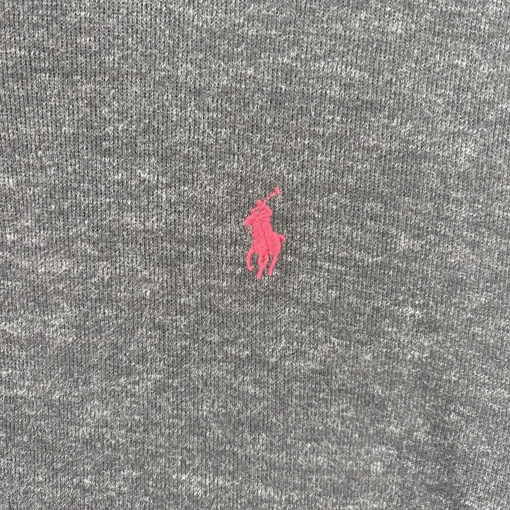 Polo Ralph Lauren‎ Mens Estate Rib Quarter Zip Heather Black Gray Size XL
